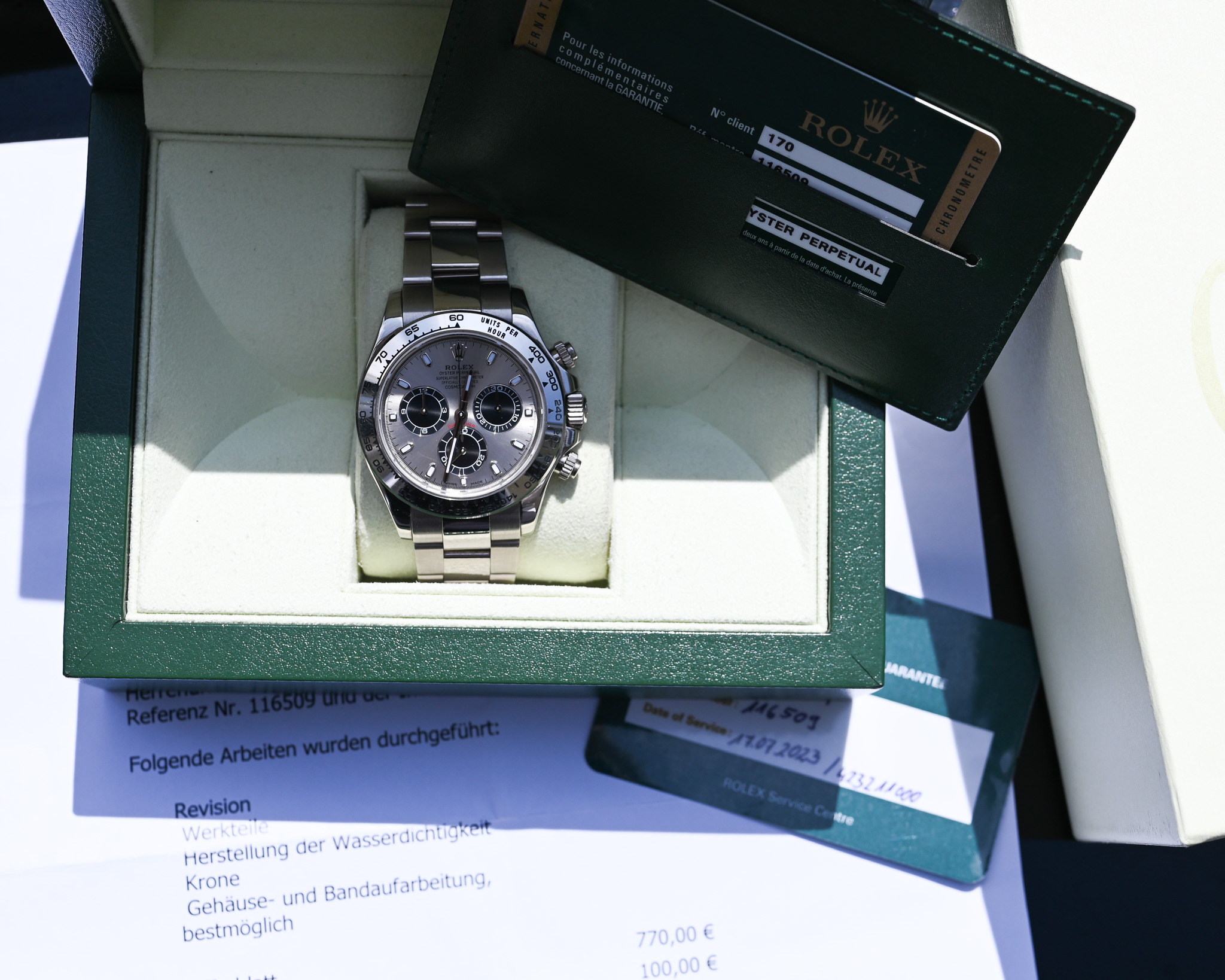 Rolex Daytona 116509 Ghost-Dial aka Panda-Dial – Bild 5