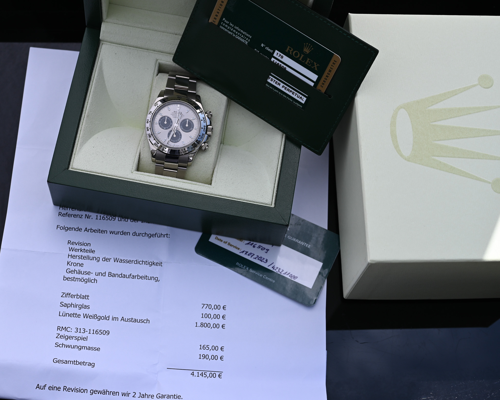 Rolex Daytona 116509 Ghost-Dial aka Panda-Dial – Bild 6