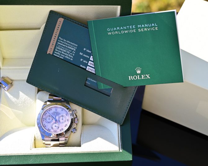 Rolex 116509 Weißgold Daytona mit wunderschönem MOP-Dial ! – Bild 5