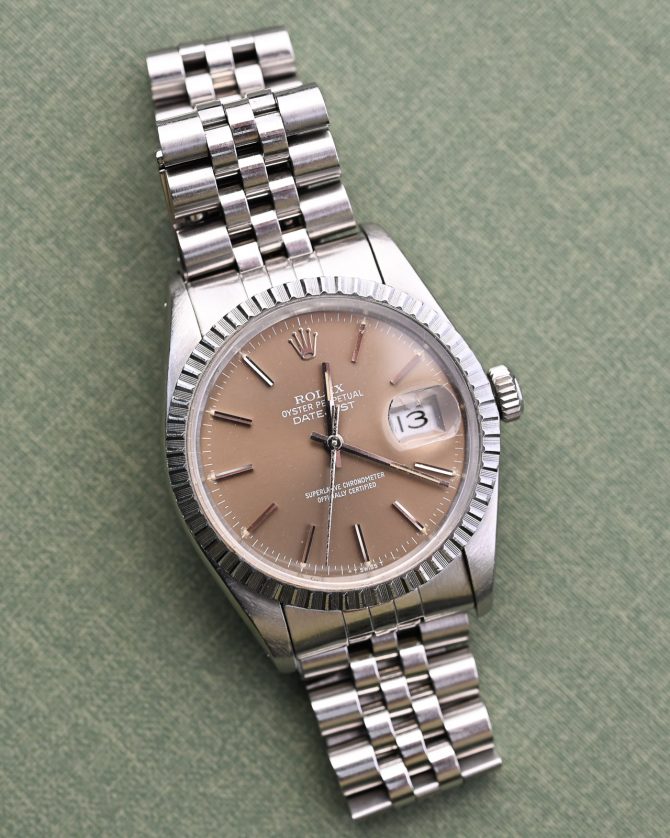 Rolex Datejust 16030 mit seltenem und wunderschönen Taupe Blatt – Bild 2