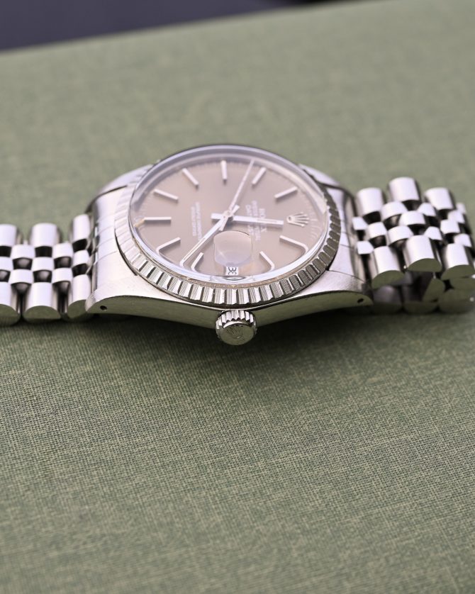 Rolex Datejust 16030 mit seltenem und wunderschönen Taupe Blatt – Bild 5