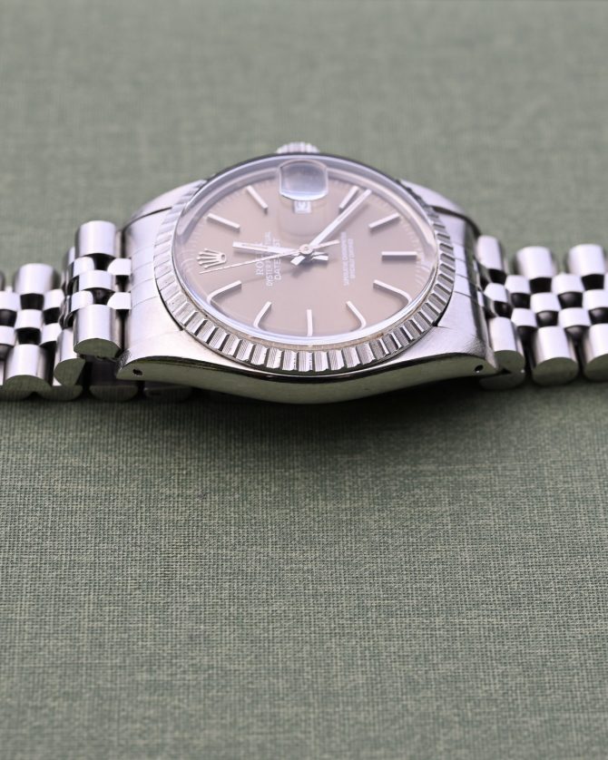 Rolex Datejust 16030 mit seltenem und wunderschönen Taupe Blatt – Bild 6