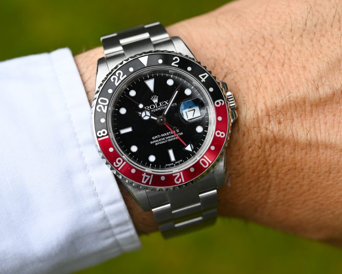 Rolex GMT Master II Referenz 16710 im TOP Zustand mit neuem Band und frischem Service