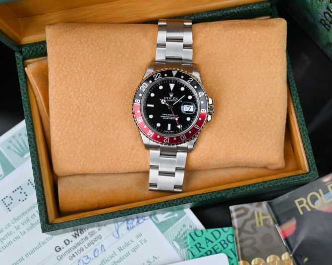 Rolex GMT Master II Referenz 16710 im TOP Zustand mit neuem Band und frischem Service – Bild 4