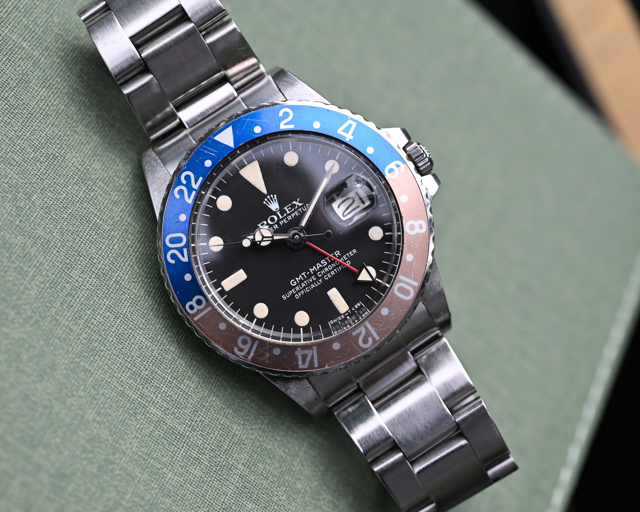 Rolex GMT Master 1675 Maxidial TOP Zustand mit toller Patina – Bild 17