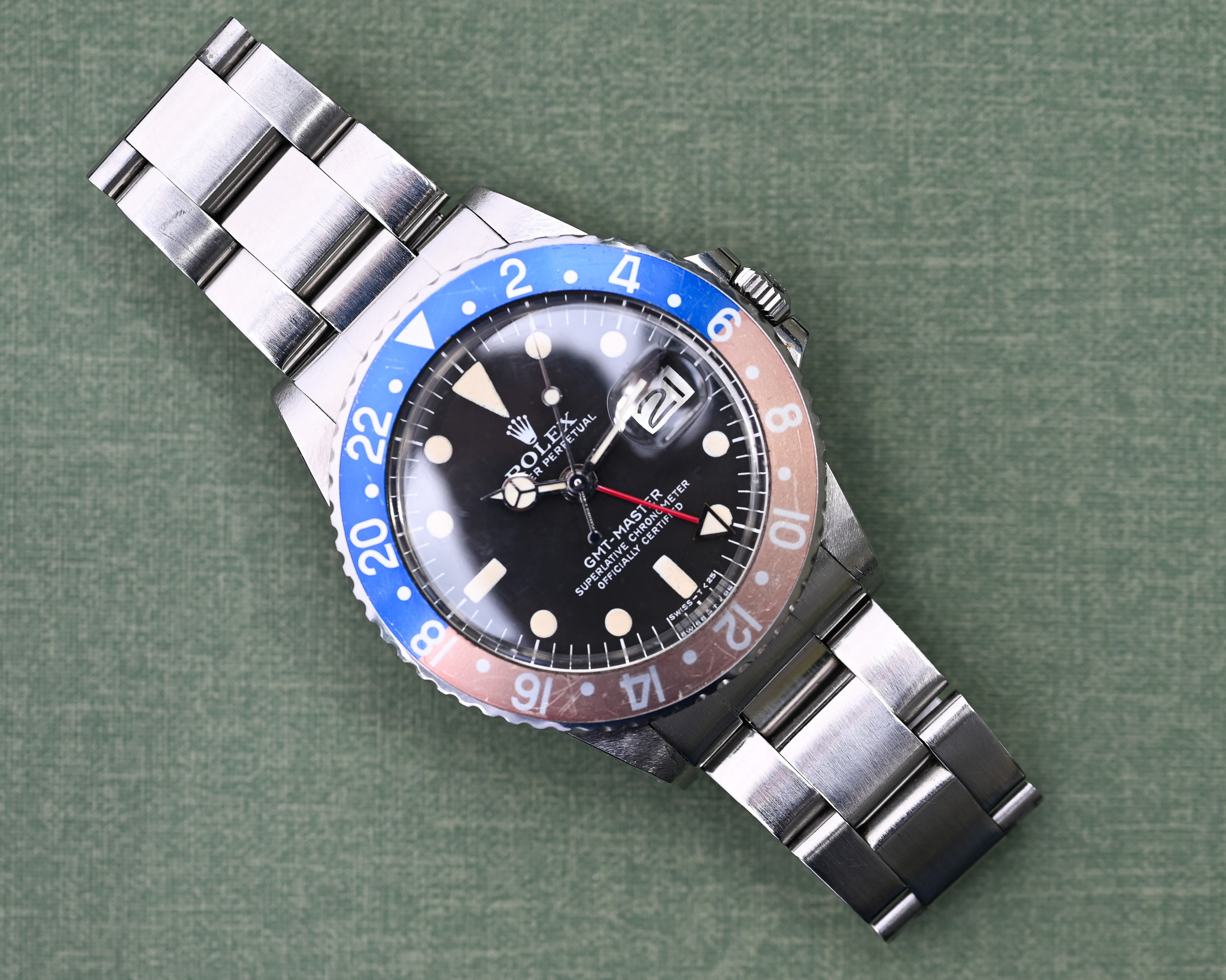 Rolex GMT Master 1675 Maxidial TOP Zustand mit toller Patina – Bild 8
