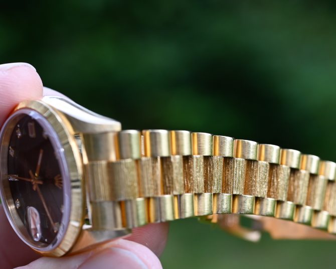 Rolex DayDate 18248 Borke im Fullset ! Neuwertig ! – Bild 11
