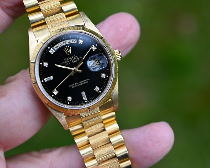 Rolex DayDate 18248 Borke im Fullset ! Neuwertig ! – Bild 12