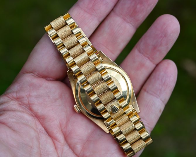 Rolex DayDate 18248 Borke im Fullset ! Neuwertig ! – Bild 13