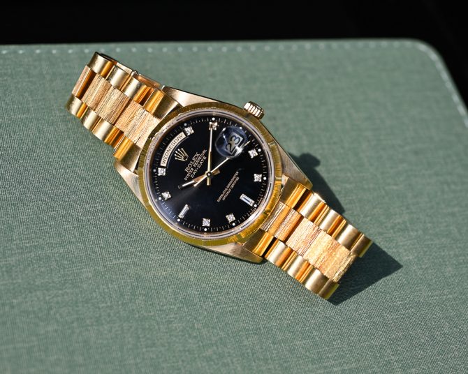 Rolex DayDate 18248 Borke im Fullset ! Neuwertig ! – Bild 14