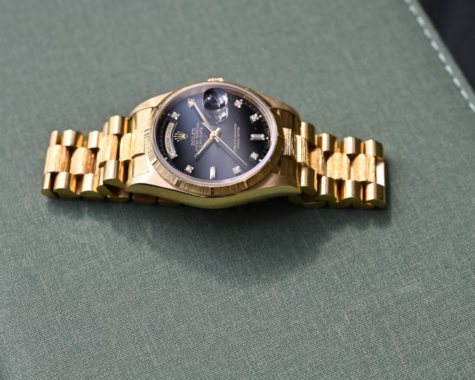 Rolex DayDate 18248 Borke im Fullset ! Neuwertig ! – Bild 16