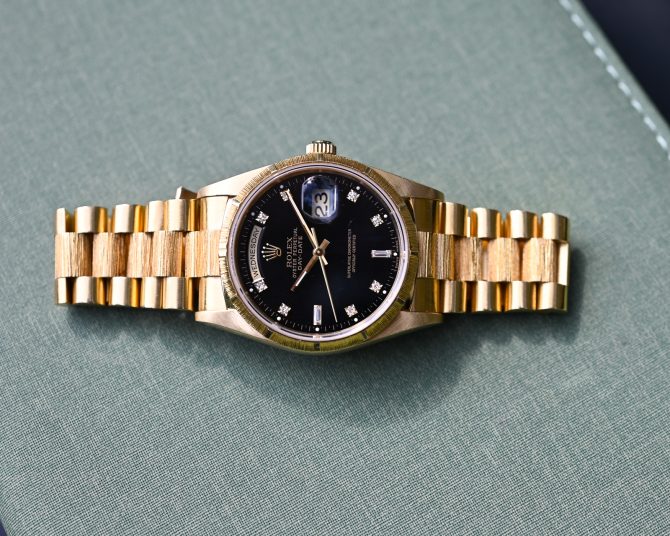 Rolex DayDate 18248 Borke im Fullset ! Neuwertig ! – Bild 17