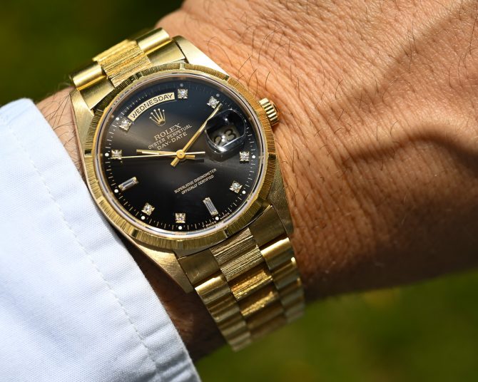 Rolex DayDate 18248 Borke im Fullset ! Neuwertig ! – Bild 20