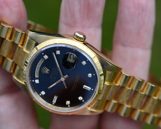 Rolex DayDate 18248 Borke im Fullset ! Neuwertig ! – Bild 9