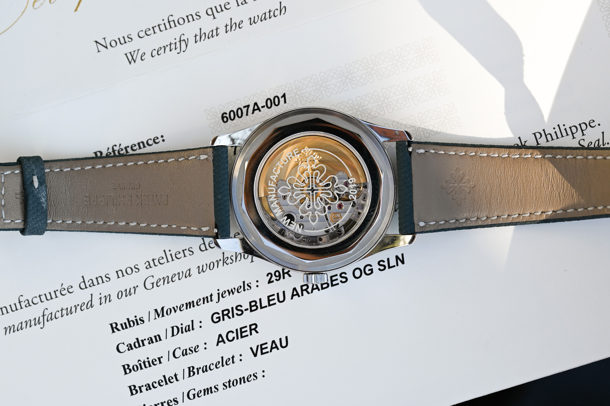 Patek Philippe Calatrava Limited Edition 6007A-001 – Bild 10