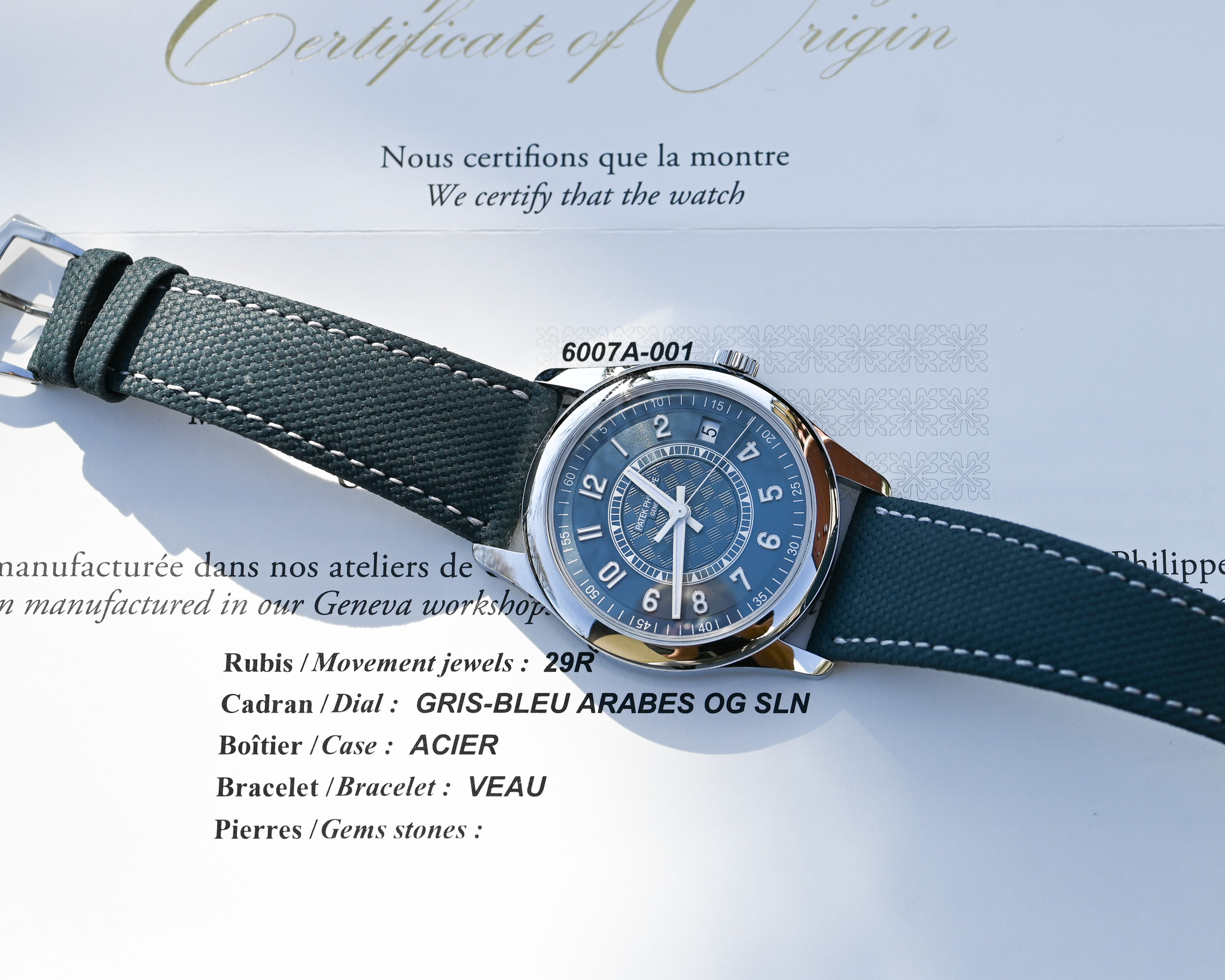 Patek Philippe Calatrava Limited Edition 6007A-001 – Bild 3