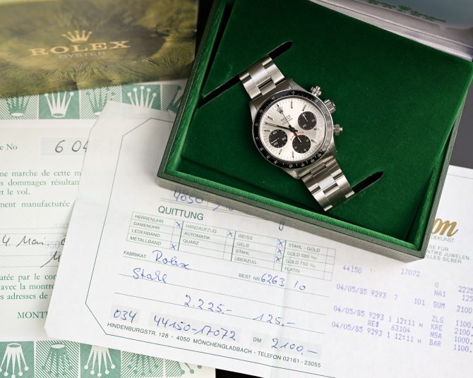 Rolex Daytona 6263 Floating Dial mit Box, Papieren und Erstkäuferrechnung – Bild 4