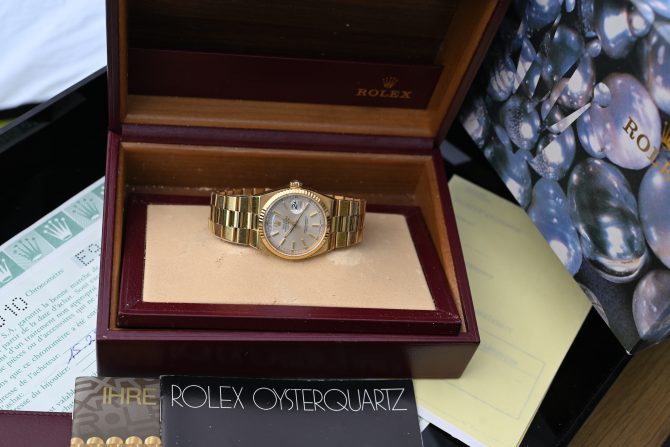 Rolex „Kult Day-Date“ Oysterquarz 19018 im wahren Fullset ! – Bild 2