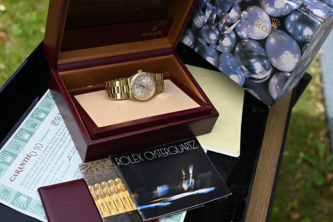 Rolex „Kult Day-Date“ Oysterquarz 19018 im wahren Fullset ! – Bild 3
