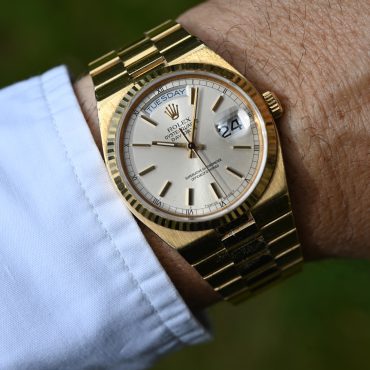 Rolex „Kult Day-Date“ Oysterquarz 19018 im wahren Fullset !