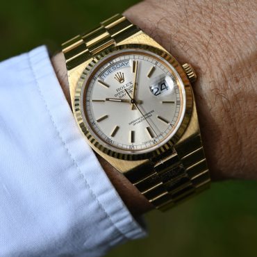 Rolex „Kult Day-Date“ Oysterquarz 19018 im wahren Fullset !