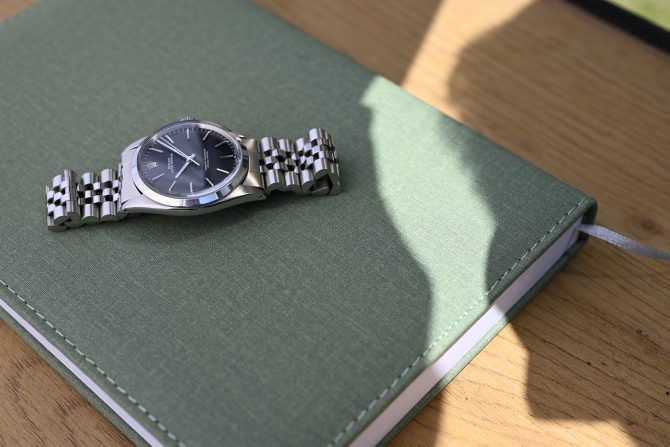 Rolex Vintage Oyster Perpetual 1018 mit schwarzem Blatt – Bild 3