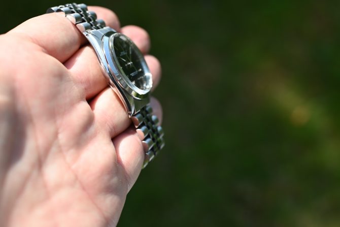 Rolex Vintage Oyster Perpetual 1018 mit schwarzem Blatt – Bild 7