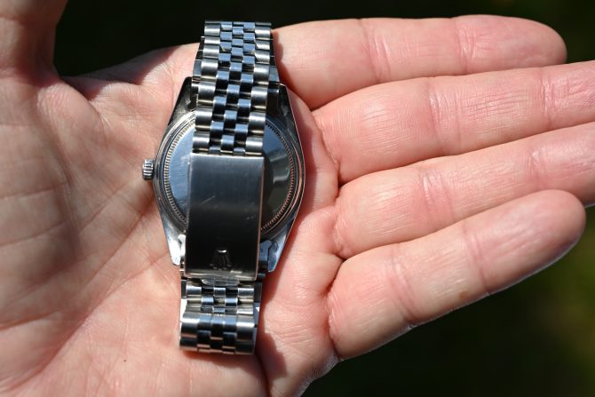 Rolex Vintage Oyster Perpetual 1018 mit schwarzem Blatt – Bild 8