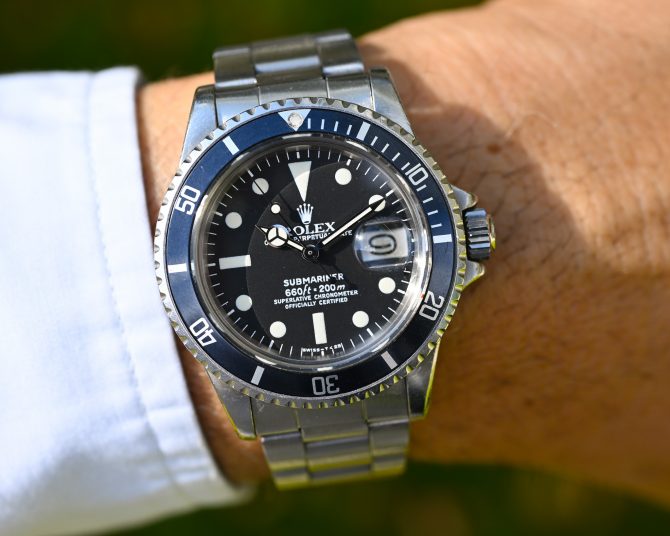 Rolex Submariner 1680 weiß MK 1 mit Lemrich Dial, perfekt und unpoliert !