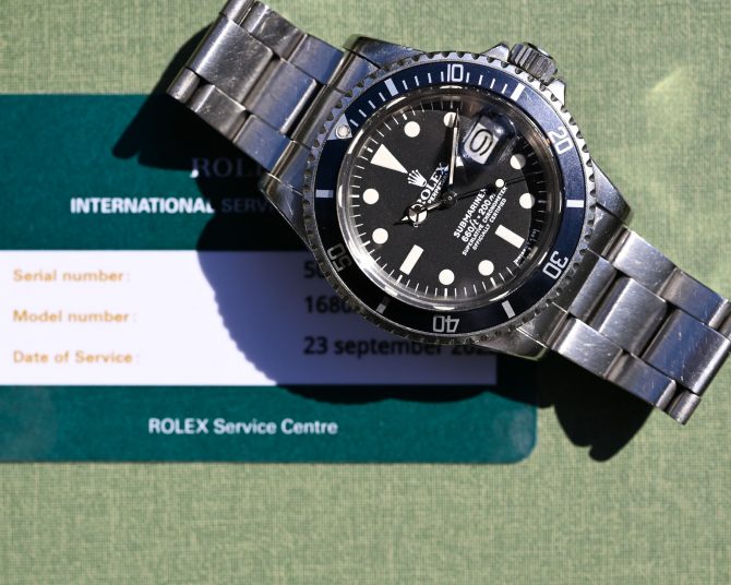 Rolex Submariner 1680 weiß MK 1 mit Lemrich Dial, perfekt und unpoliert ! – Bild 7
