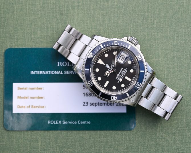 Rolex Submariner 1680 weiß MK 1 mit Lemrich Dial, perfekt und unpoliert ! – Bild 8