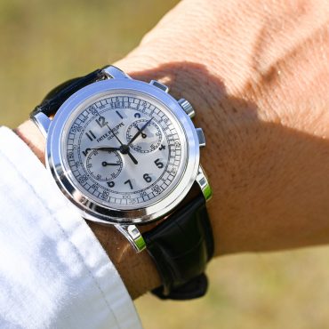 Patek Philippe Chronograph 5070G-001 der Klassiker unter den Chronos, Fullset, perfekt und unpoliert !