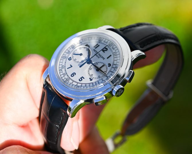 Patek Philippe Chronograph 5070G-001 der Klassiker unter den Chronos, Fullset, perfekt und unpoliert ! – Bild 10