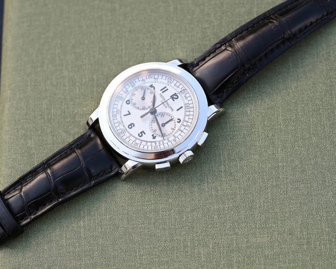 Patek Philippe Chronograph 5070G-001 der Klassiker unter den Chronos, Fullset, perfekt und unpoliert ! – Bild 14