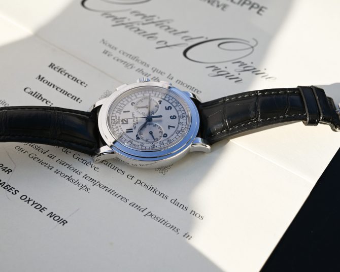 Patek Philippe Chronograph 5070G-001 der Klassiker unter den Chronos, Fullset, perfekt und unpoliert ! – Bild 18