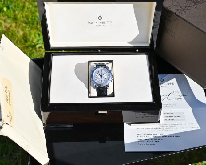 Patek Philippe Chronograph 5070G-001 der Klassiker unter den Chronos, Fullset, perfekt und unpoliert ! – Bild 2