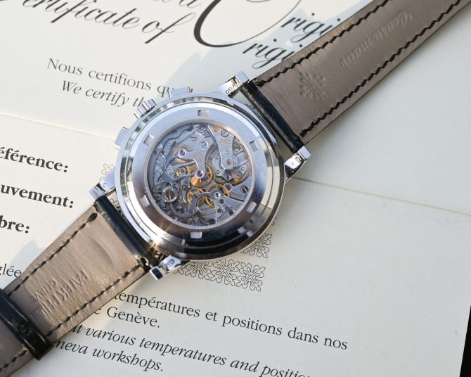 Patek Philippe Chronograph 5070G-001 der Klassiker unter den Chronos, Fullset, perfekt und unpoliert ! – Bild 22