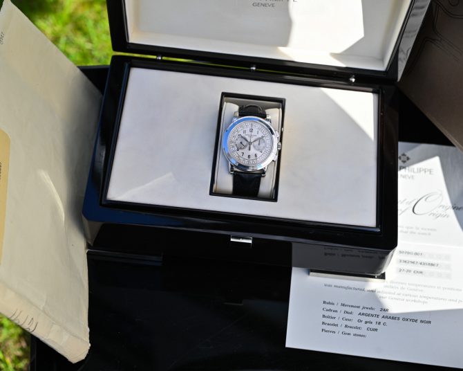 Patek Philippe Chronograph 5070G-001 der Klassiker unter den Chronos, Fullset, perfekt und unpoliert ! – Bild 4