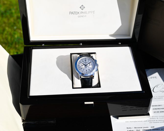 Patek Philippe Chronograph 5070G-001 der Klassiker unter den Chronos, Fullset, perfekt und unpoliert ! – Bild 5