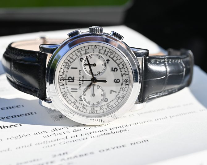 Patek Philippe Chronograph 5070G-001 der Klassiker unter den Chronos, Fullset, perfekt und unpoliert ! – Bild 7
