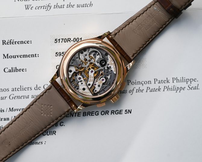Patek Philippe Chronograph 5170R-001 Meisterwerk klassischer Uhrmacherkunst – Bild 11