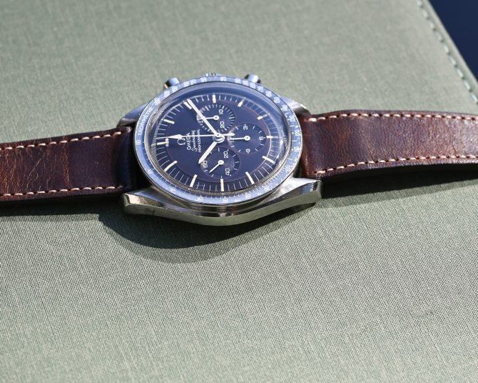 Omega Speedmaster Schokobraun - Premoon - Tropical ST 145.022-69 – Bild 13