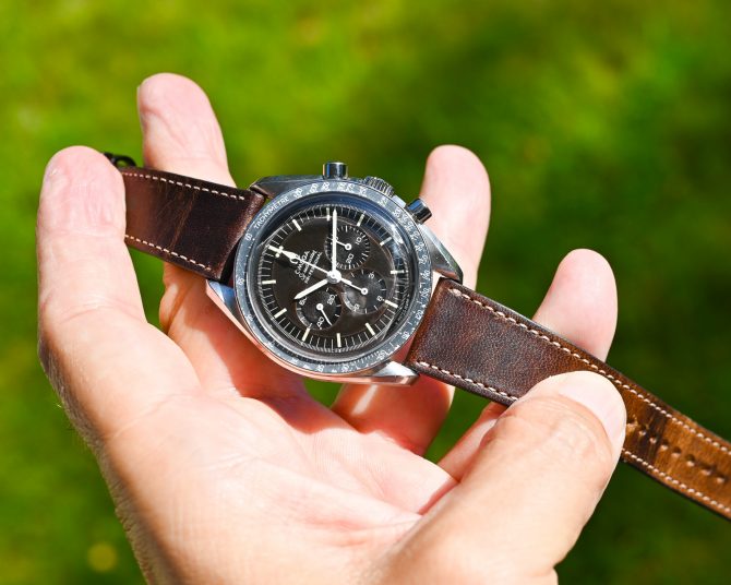 Omega Speedmaster Schokobraun - Premoon - Tropical ST 145.022-69 – Bild 18