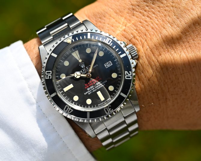 Rolex Doppelrote Sea-Dweller DRSD 1665 MK 4 - perfekter Zustand - korrekte Serial im Deckel