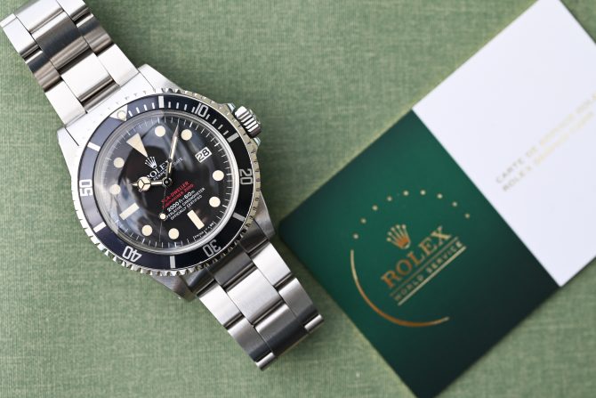 Rolex Doppelrote Sea-Dweller DRSD 1665 MK 4 - perfekter Zustand - korrekte Serial im Deckel – Bild 15