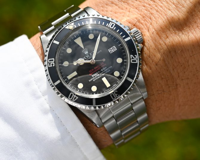 Rolex Doppelrote Sea-Dweller DRSD 1665 MK 4 - perfekter Zustand - korrekte Serial im Deckel – Bild 3