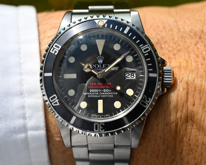 Rolex Doppelrote Sea-Dweller DRSD 1665 MK 4 - perfekter Zustand - korrekte Serial im Deckel – Bild 5