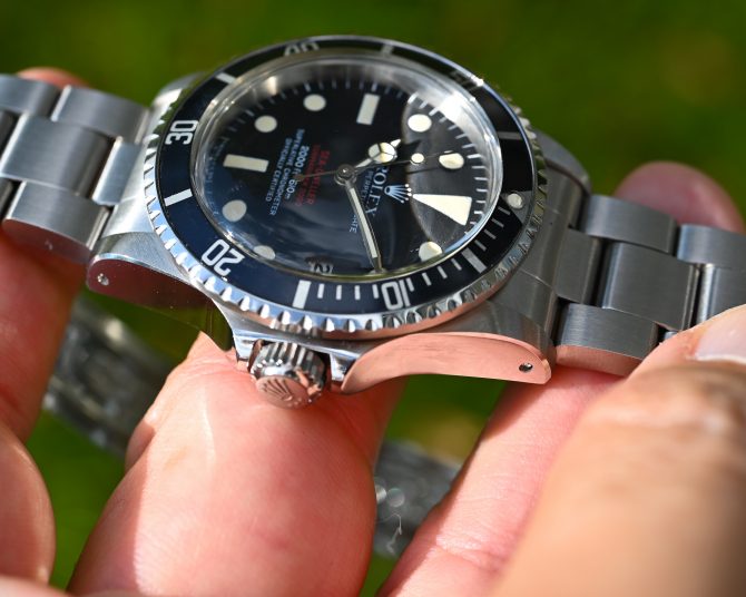 Rolex Doppelrote Sea-Dweller DRSD 1665 MK 4 - perfekter Zustand - korrekte Serial im Deckel – Bild 7