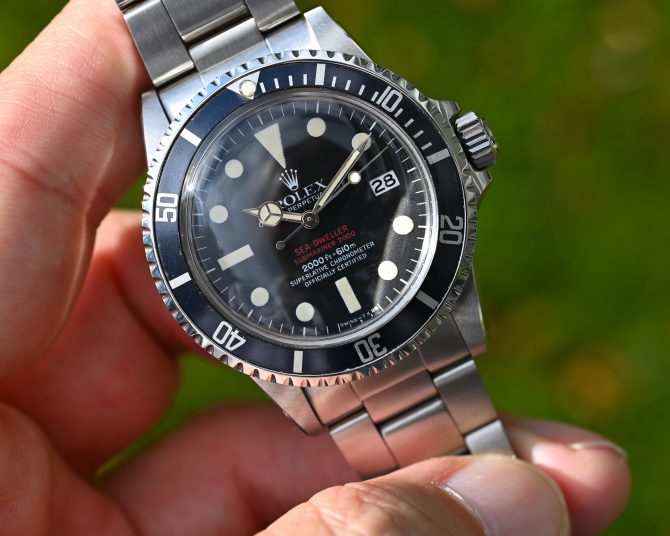 Rolex Doppelrote Sea-Dweller DRSD 1665 MK 4 - perfekter Zustand - korrekte Serial im Deckel – Bild 8