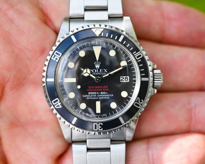 Rolex Doppelrote Sea-Dweller DRSD 1665 MK 4 - perfekter Zustand - korrekte Serial im Deckel – Bild 9